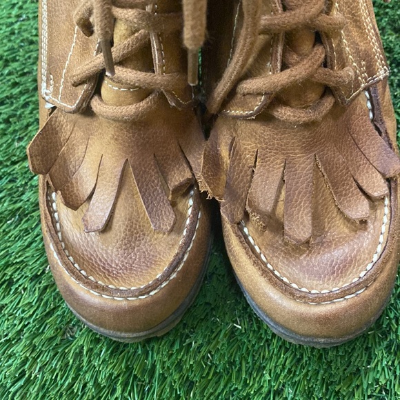 Lace up wedge tassel booties - size 35 - Picture 5 of 7